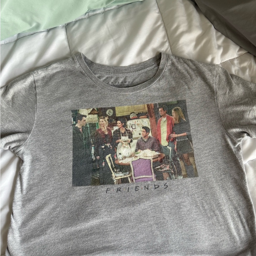 Gray 'Friends' Graphic Tee